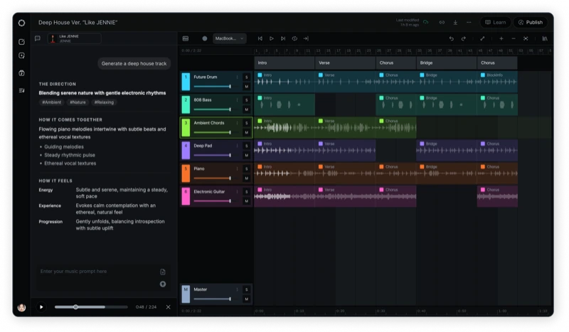 MixAudio workspace screenshot